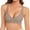 Dark Gray, variant on HNMKIU Plus Size Bras for Women Bra Without Underwire V Neck Comfort Soft Bra Push Up Seamless Bra Lightly Padded For A Feel Fit Bralette Women