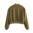 thumbnail image 3 of EQWLJWE Summer Saving Clearance ! Women'S Flying Bomber Jacket With Large Pockets Windproof And Warm Jacket, 3 of 3