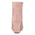 thumbnail image 3 of Unique Bargains Women's Side Zipper Block Heel Ankle Boots, 3 of 6