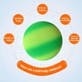 thumbnail image 4 of 8.5 Inch Gradient Rainbow Playground Ball for Kids Funny Playground PVC Football Soft PVC Bouncy Kick Ball for Backyard Park and Beach Outdoor Fun Type3, 4 of 9