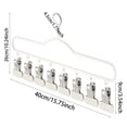 thumbnail image 2 of Space Saving Sock Drying Hanger With Clips for Dorm Rooms and Small Spaces—Efficient Laundry Organizer for Students, 2 of 6