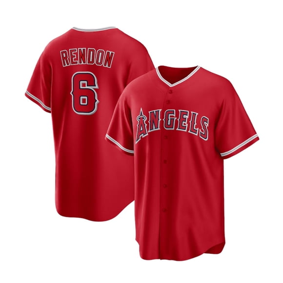 Men Women Los Angeles Angels Baseball Jersey OHTANI 17# TROUT 27# RENDON 6# Player Name Jersey