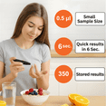 thumbnail image 4 of Blood Glucose Monitor Kit (100 Strips & 100 Lancets) | Health Canada Licensed | Large Numbers | Battery Included, 4 of 7
