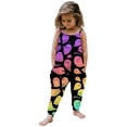 thumbnail image 1 of 2025 Salopette pour Tout-Petit Imprimés Combinaison Sans Manches Barboteuse Menthe Floral Robe Ensembles Pantalons, 1 of 5
