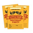 thumbnail image 1 of Darling Souvenir Orange Birthday Invitation Card 28 Pcs Fill or Write In Blank Invites Printable Party Supplies 5 x 7 Inches, 1 of 5