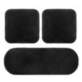 thumbnail image 1 of Estbridge 3 Sets Car Front Rear Seat Plush Cushion  Soft Warm Faux  Winter Auto Seat Cover  Plush Vehicle Seat Protector Pad With Non-Slip Backing  Car Accessories, 1 of 4