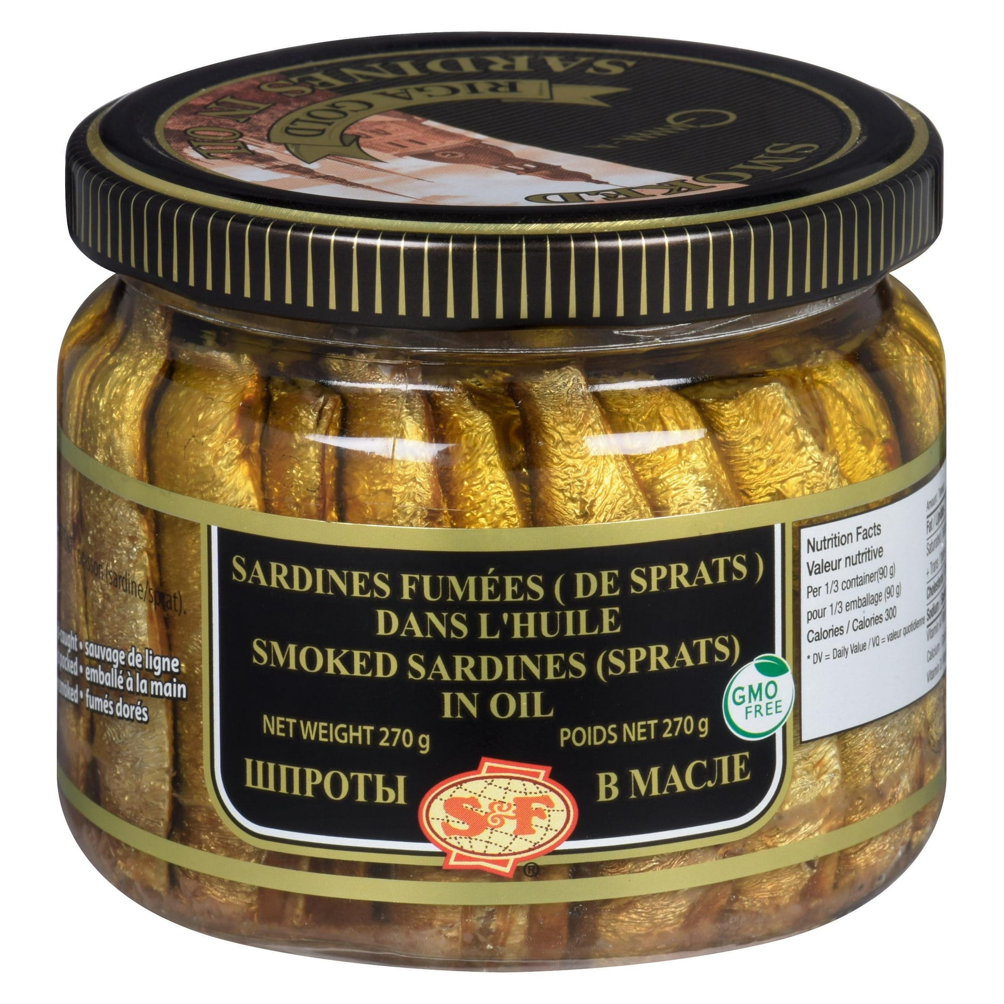 S&F Smoked Sardines (sprats) in Oil