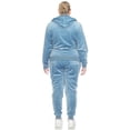 thumbnail image 3 of White Mark Ensemble de Survêtement en Velours pour Femmes, 2 Pcs, 3 of 6