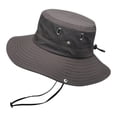 thumbnail image 2 of Harpily Mens Summer Outdoor Sun Protection Breathable Fisherman Cap Foldable Bucket Hat, 2 of 4