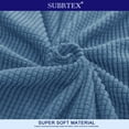 thumbnail image 4 of 2024 Solid Print Polyester Loveseat Slipcover  Chocolate, 4 of 6