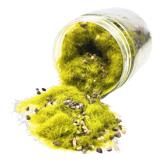 ZLight Flock Scenery Materials Scenery DIY for Coffee Building Landscape for Micro Grass green 65x65mm