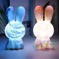 thumbnail image 3 of Bunny Night Lamp Silicone Led Touch Night Light For Kids Room Nursery Home Decor Gift, 3 of 12