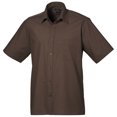thumbnail image 1 of Premier Chemise de Travail Formelle en Popeline Unie à Manches Courtes pour Hommes, 1 of 3
