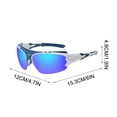 thumbnail image 2 of D Sports Sunglasses For Men Women Outdoor Cycling Windproof Uv Protection Tac Lens Scratch Resistant Waterproof 6 X 4.7 X 1.9 Inches Lightweight Design, 2 of 5
