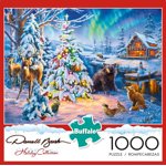 Buffalo Games Darrell Bush Woodland Christmas 1000 Piece Jigsaw Puzzle