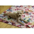 thumbnail image 4 of Julian 5' x 7' Washable Area Rug, Raspberry and Ivory, 4 of 8