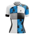 thumbnail image 1 of Chandail de Cyclisme pour Femme Bleu/blanc/noir - 4TG, 1 of 3