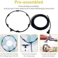 thumbnail image 3 of Pompotops Outdoor Misting Fan Cooler Water Patio Mist Garden 16inch Clearance, 3 of 8