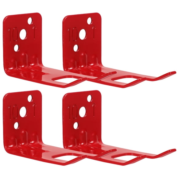 PAMINGONO 4Pcs Fire Extinguisher Mount Bracket Heavy Duty Wall Holder with Universal Fit and Screws