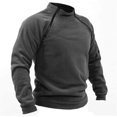 thumbnail image 2 of ORUYROP Tactical Combat Fleece Pullover Jacket Men Military Athletic Sport Jumper Tops Army Windproof Sweaters, 2 of 5