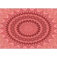 thumbnail image 1 of Ahgly Company Tapis d'Intérieur Rectangulaires Transitionnels Rouges Lavables à la Machine, 2 Pieds x 5 Pieds, 1 of 7