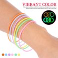 thumbnail image 2 of Bracelet Néon en Silicone 120 Pcs 2.6x2.6x0.08 Po, 2 of 8