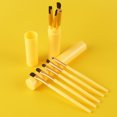 thumbnail image 4 of Pinceaux de Maquillage Professionnels pour les Yeux, Ensemble Cosmétique + Tube Rond 5 Pcs, 4 of 5