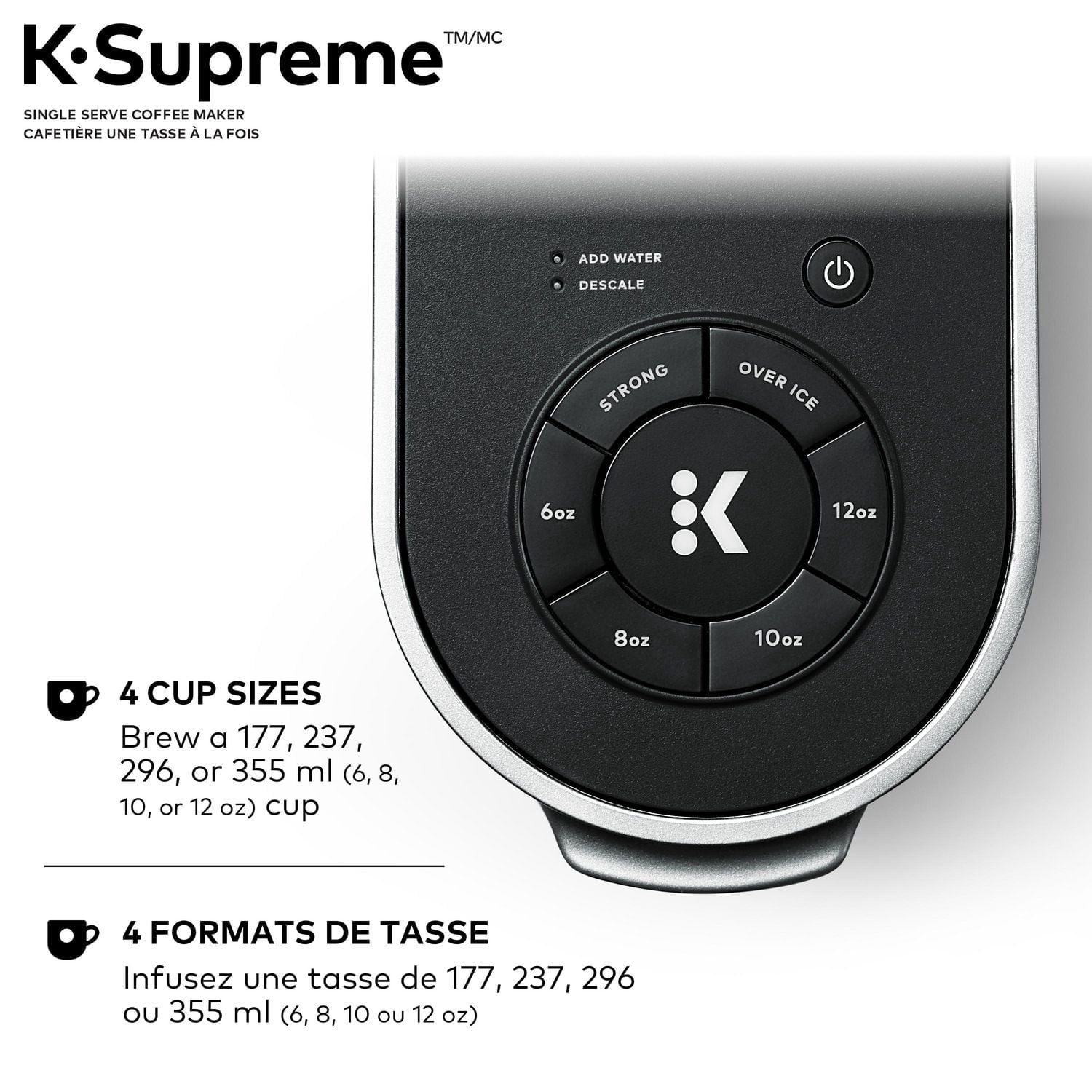 Keurig K-Supreme Single Serve K-Cup Pod Coffee Maker