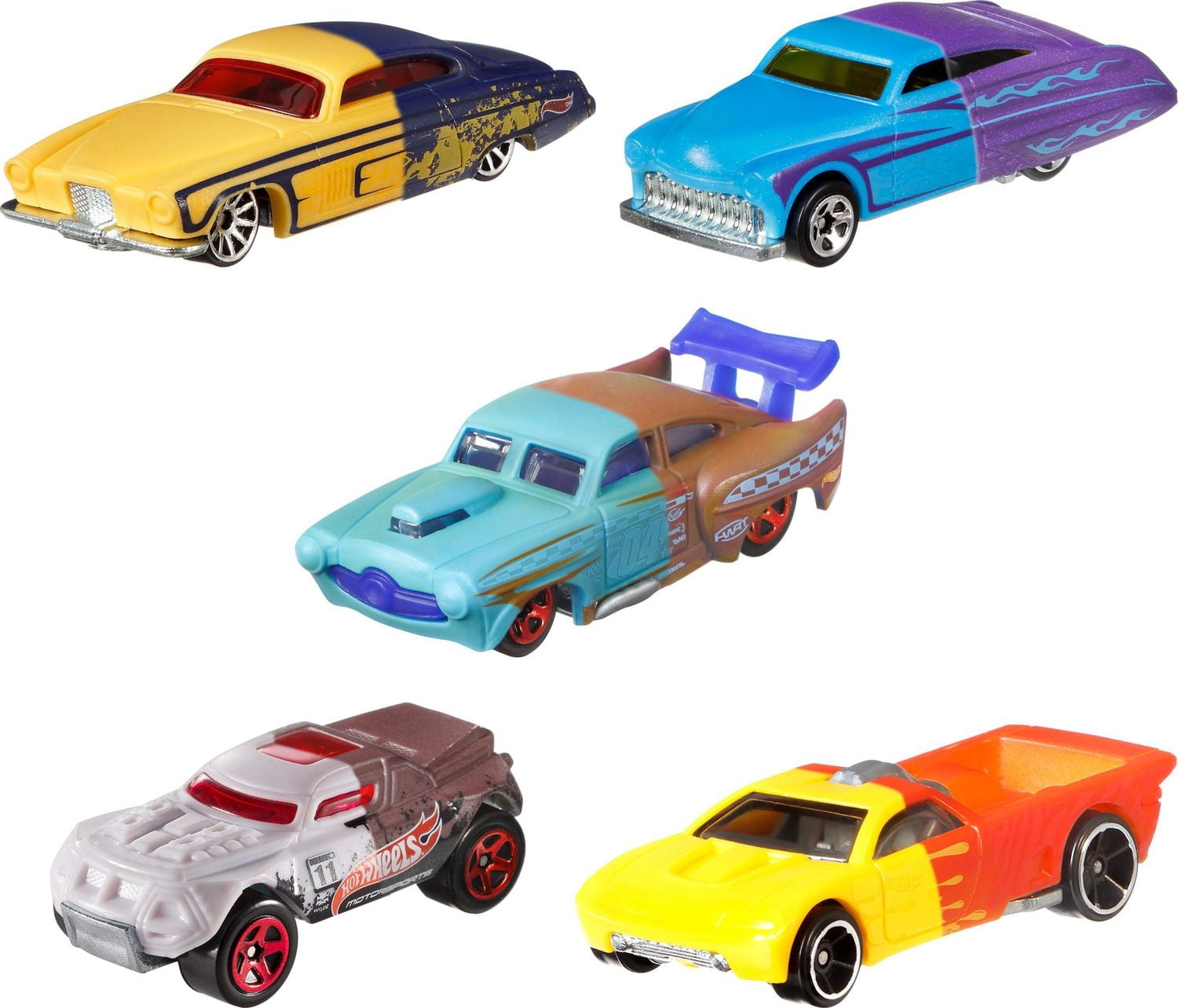 Hot Wheels Color Shifters 1:64 Scale Toy Car, Transforms Color in