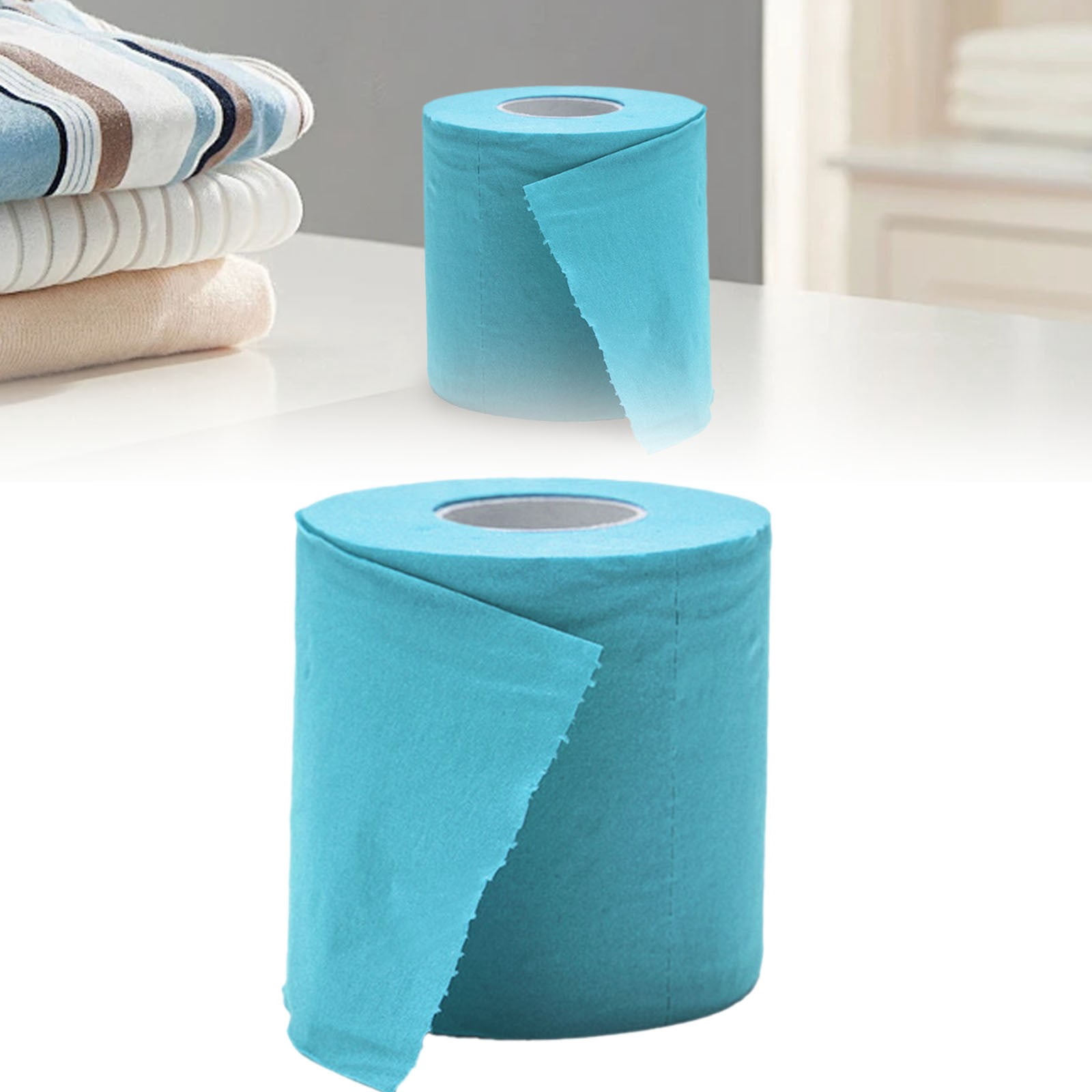 AKEGAMN Clearance! Colored Toilet Paper Multicolor Funny Novelty Toilet Paper Sustainable And Soft For Home Camping Trave Quality and Size: each roll of our color toilet paper is carefully made, wit