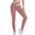 thumbnail image 1 of Popular Picks,High-Waisted Yoga Pants, Compression Drying, Seamless Design, Women's Fit, Workout, Running, Quick-Dry, Stretchy Material Trendsetting Style|Polyester,Red,Sopatenor, 1 of 7