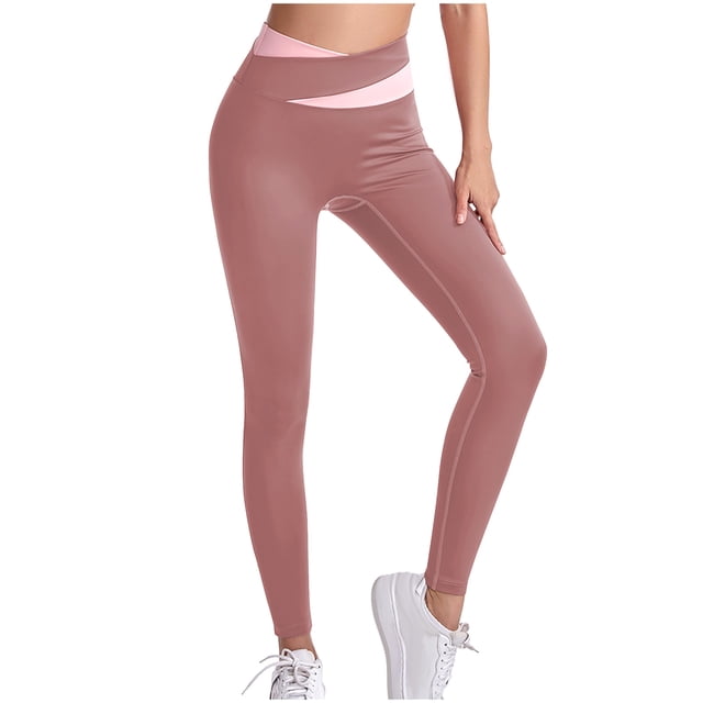 Popular Picks,High-Waisted Yoga Pants, Compression Drying, Seamless Design, Women's Fit, Workout, Running, Quick-Dry, Stretchy Material Trendsetting Style|Polyester,Red,Sopatenor
