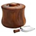 thumbnail image 3 of Nambe Nara Wood Ice Bucket, Medium, Brown, 3 of 6