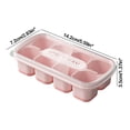 thumbnail image 3 of Amzcrzy Ice Cube Tray Ice Block Home Homemade Ice Ice Cream Refrigerator Ice Block Ice Box Ice Block Maker Food Grade Ice Mold Apartment Essentials Ice Tray, 3 of 6