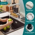 thumbnail image 4 of Sink Protector Mat, Diatomaceous Earth Quick Absorbent Sink Faucet Mat for Kitchen, Bathroom, RV, and Bar Spigots, Super Absorbent Non-Slip Surface for Countertop Maintenance, 4 of 6