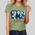 thumbnail image 2 of Womens Long Sleeve Tops Polyester Shirts for Women Long Sleeve Loose Work Tops Women Tees Women Plain Short Sleeve Shirts for Women Lightweight T Shirts Women Tunics for Women Summer Shirts for, 2 of 4