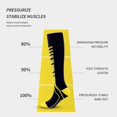 thumbnail image 4 of 6 Paires de Bas de Compression pour Femmes Hommes Circulation 20-30 mmHg Bas de Compression pour Course Infirmière Enflure Voyage Vol, 4 of 8