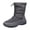 Grey, variant on XZNGL Snow Boots Women Winter Plus Velvet Warm Short Boots Cotton Shoes Waterproof