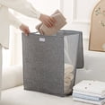thumbnail image 1 of Laundry Basket Clearance Sale Laundry Basket Men Kids Hampers for Laundry Decorative Laundry Basket Laundry Sack Bag Dorm Laundry Hamper Clothes Storage Basket, 48x36x12cm, 1 of 6