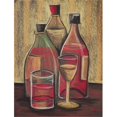thumbnail image 1 of Bottles & Glasses Wine Flag Canvas House Size, 1 of 1