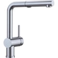 thumbnail image 1 of Blanco 526366 1.5 GPM Linus Pull Out Kitchen Faucets - PVD Stainless Steel, 1 of 4