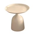 thumbnail image 2 of yuksok Round End Table Iron Stable Base Coffee Table for Living Room Bedroom Office Height 43cm, 2 of 9