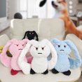 thumbnail image 4 of Long Ears Rabbit Dog Squeaker Toys With Crinkle Paper Stuffed Interactive Chew Bunny Toy, 4 of 5