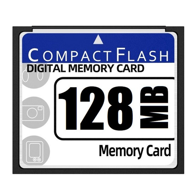 Carte Mémoire CompactFlash 128 Mo pour Appareil Photo, Machine Publicitaire, Carte d'Ordinateur Industriel