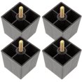 thumbnail image 3 of 4pcs Furniture Replacement Legs Square Cabinet Heightened Legs Couch Feet Sofa Feet, 3 of 9