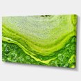 thumbnail image 2 of Polluted Water With Algae in Green - Large Abstract Canvas Artwork, 2 of 3