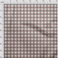thumbnail image 4 of oneOone Cotton Flex Rust Brown Fabric Geometric Sewing Material Print Fabric By The Yard 40 Inch Wide, 4 of 4