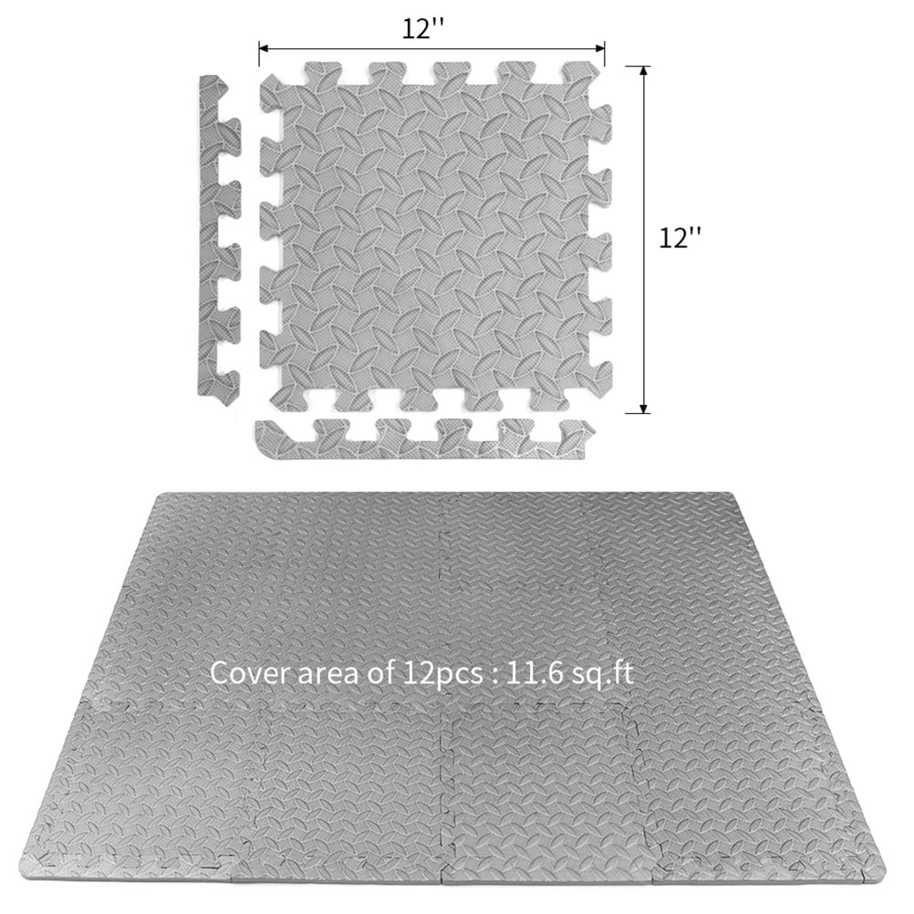 Flooring Gym Mats 12Pcs Flooring Gym Mats And Home Gym Floor Foam Floor Mats Exercise Mat Foam Flooring Tiles Interlocking Floor Mats