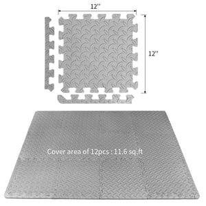 Flooring Gym Mats 12Pcs Flooring Gym Mats And Home Gym Floor Foam Floor Mats Exercise Mat Foam Flooring Tiles Interlocking Floor Mats