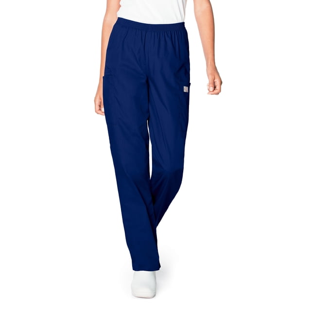 Landau Pantalon de Sarrau à 3 Poches pour Femmes Scrub Zone, Coupe Classique Décontractée, Jambe Droite
